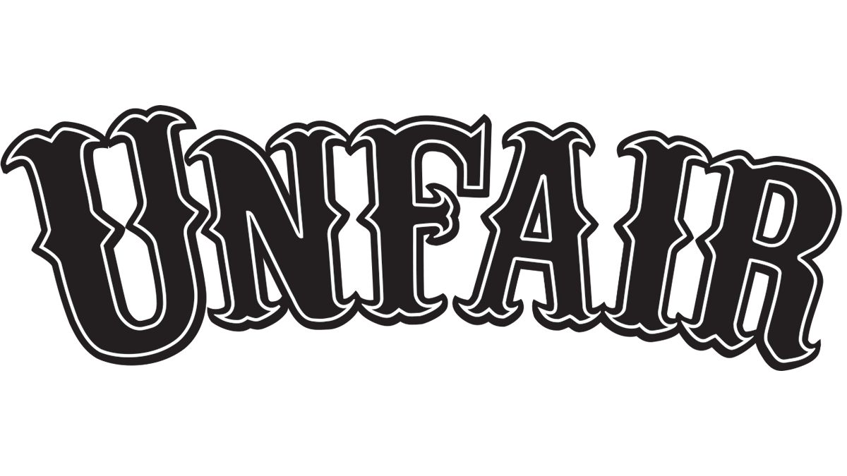 Unfair logo - B&W