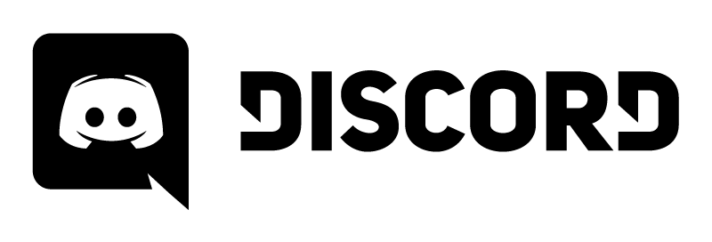 Discord Logo Wordmark Black